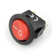 Switch IRS-101-8C/D 12VDC/20A  - red