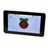 Case for Raspberry Pi , dedicated 7 '' screen and camera - Premium Case ASM-1900035-21 black* - zdjęcie 2
