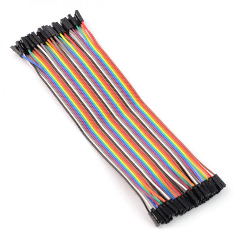 Connecting cables femalefemale 20cm 40pcs.* Botland Robotic Shop