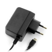 Zasilacz microUSB 5,1V / 2,5A do Raspberry Pi 3B+/3B/2B/Zero oryginalny T6712DV - czarny