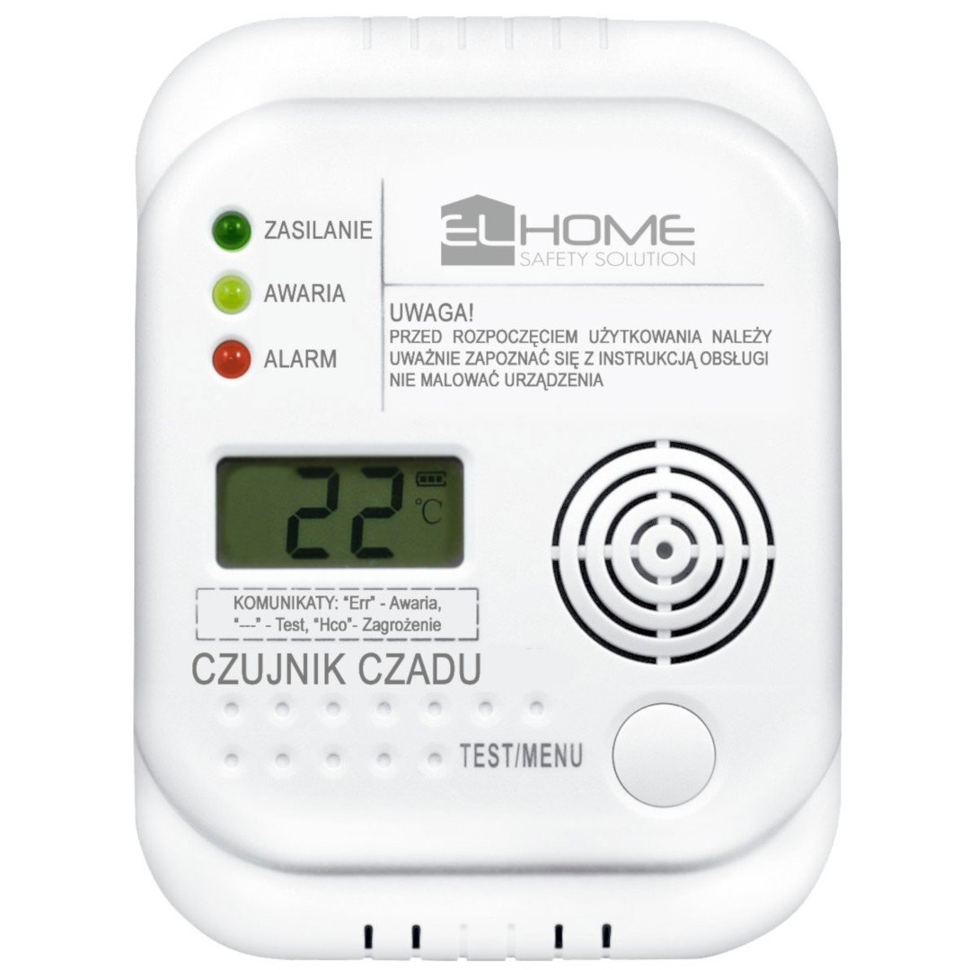 Eura-tech El-Home CD-75A4 - carbon monoxide CO sensor LCD 4,5V DC