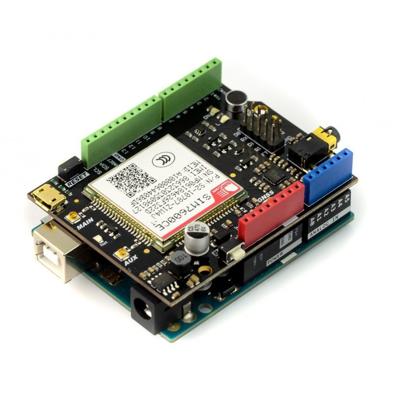 SIM7600CE-T 4G (LTE) - shield do Arduino