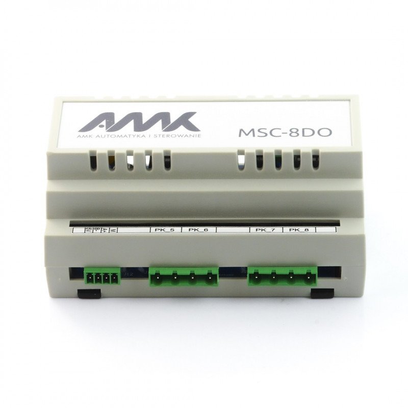 AMK MSC-8DO - HomeController - Relay module - Modbus RS485