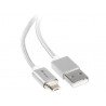 Magnetic cable TRACER USB A - micorUSB 1m silver - zdjęcie 3