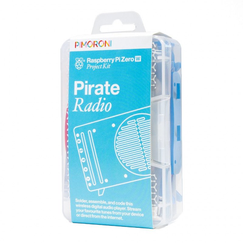 Pirate Radio - Pi Zero W Project Kit - a set of elements to build a radio
