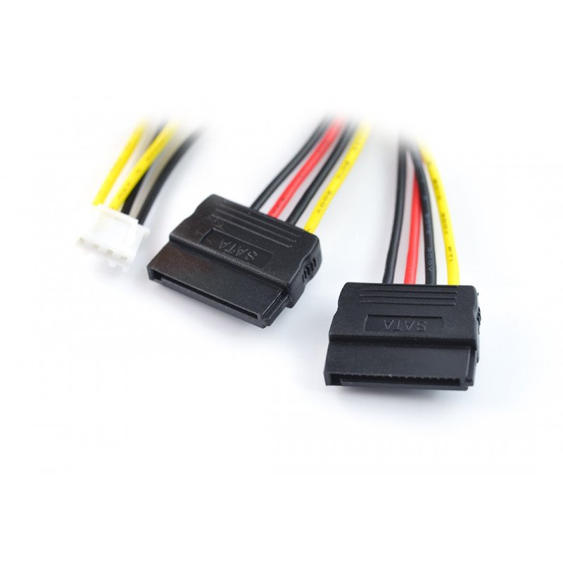 ROCKPro64 Power Cable For Dual SATA Drives