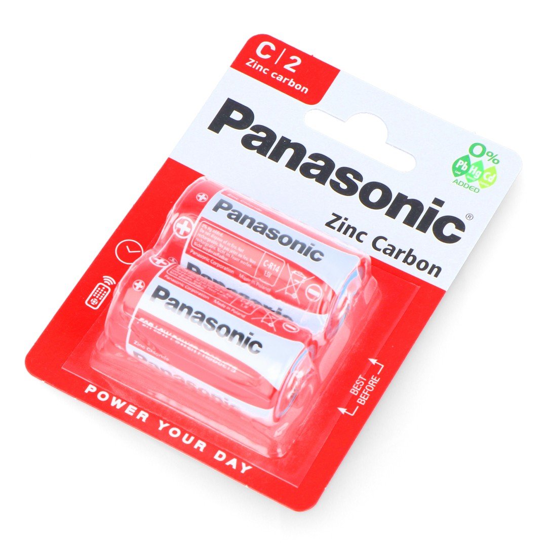 Buy Battery C/LR14 Panasonic Red Bat 1,5V - 2 szt. Botland