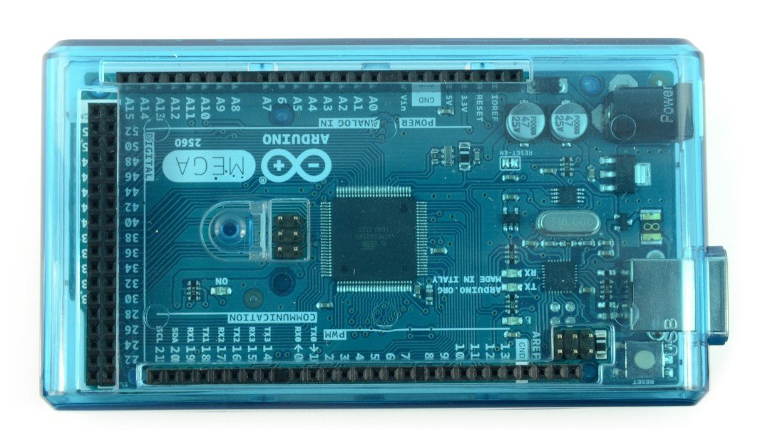 Buy Case for Arduino Mega - blue Botland - Robotic Shop
