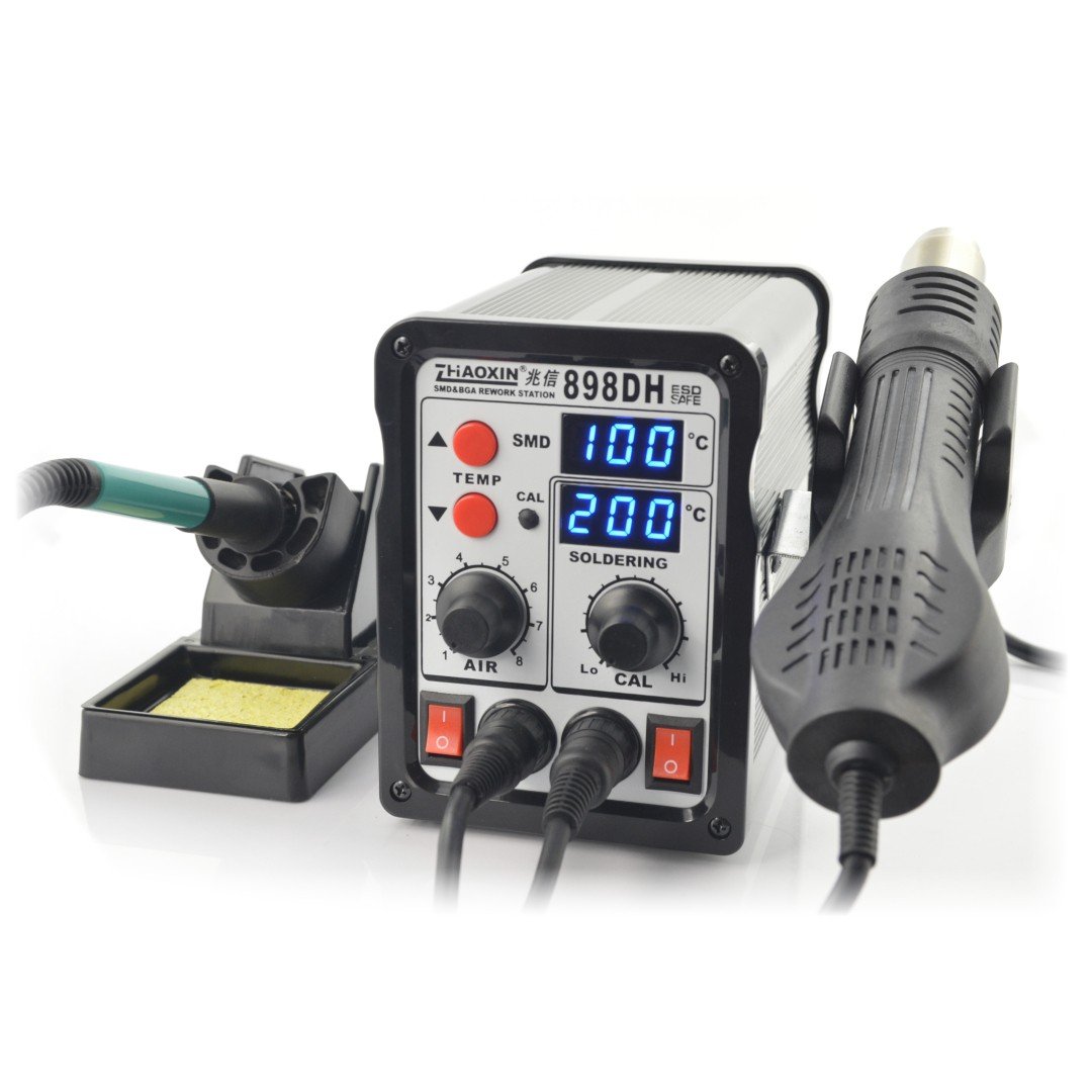 Soldering station Zhaoxin 898DH with hot air