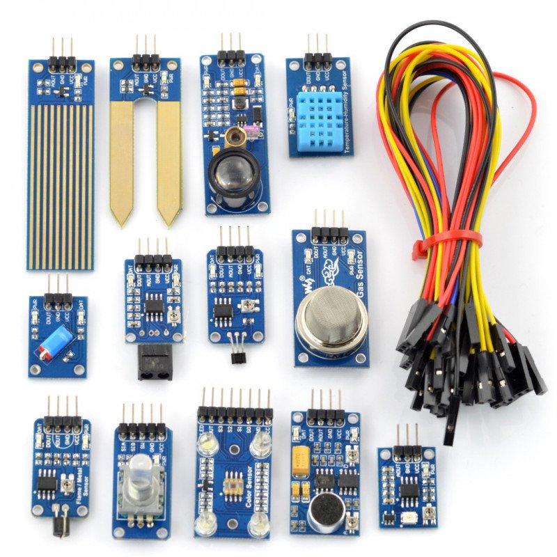 Waveshare - set of 13 modules with cables for Arduino