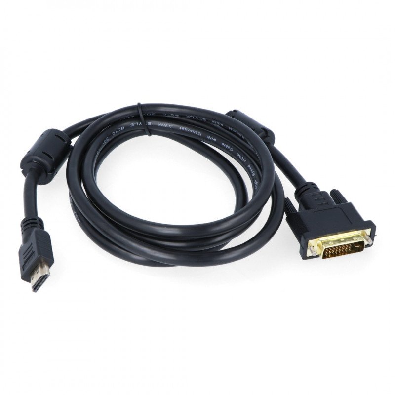 DVI - HDMI cable 1,8m