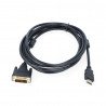 DVI - HDMI cable 3m - zdjęcie 2