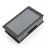 Case for Raspberry Pi and dedicated 7'' touch screen - black - zdjęcie 1