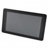 Enclosure for Raspberry Pi and dedicated 7'' touch screen - transparent with stand - zdjęcie 1
