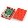 Pi-Blox - Raspberry Pi Model 3/2/B+ enclosure - red - zdjęcie 4