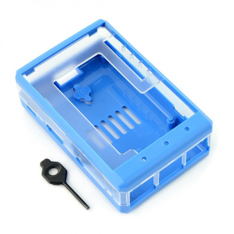 RaspberryPi blue case + LCD 3.2"