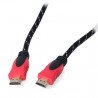 HDMI Blow Premium Red Braided Cable Class 1.4 - 3m_ - zdjęcie 1