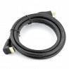 HDMI cable class 1.4 Lexton - 1.8m angled - zdjęcie 2