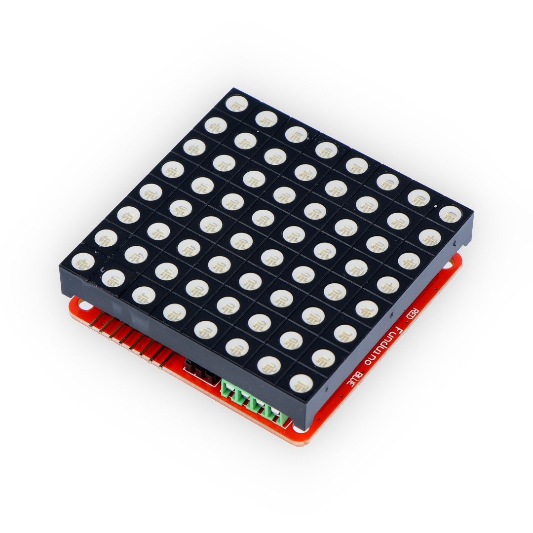 RGB LED matrix 8x8 - Funduino v1.A - ATmega328 + DM163 driver