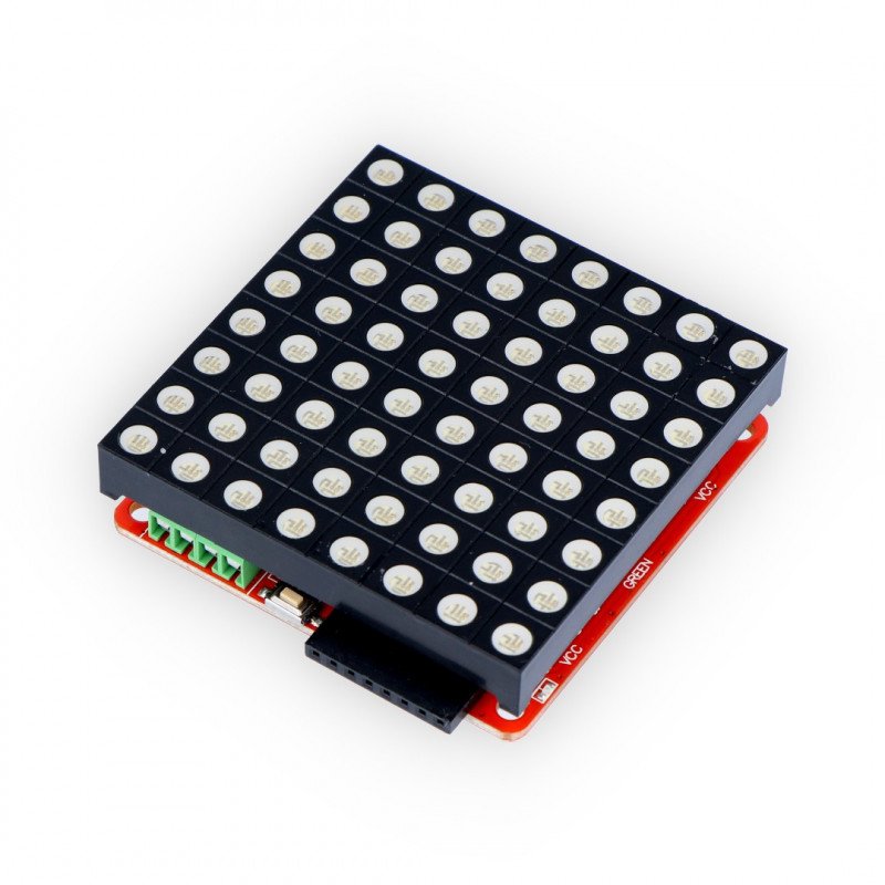 RGB LED matrix 8x8 - Funduino v1.A - ATmega328 + DM163 driver