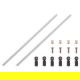 Zestaw wałów 3mm Tamiya 70171 z elementami montażowymi Zestaw wałów 3mm Tamiya 70171 z elementami montażowymi