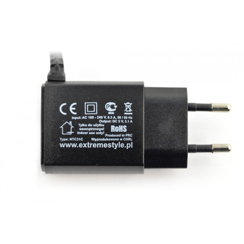Power supply Extreme USB 3.1 typ C 5V / 3,1A