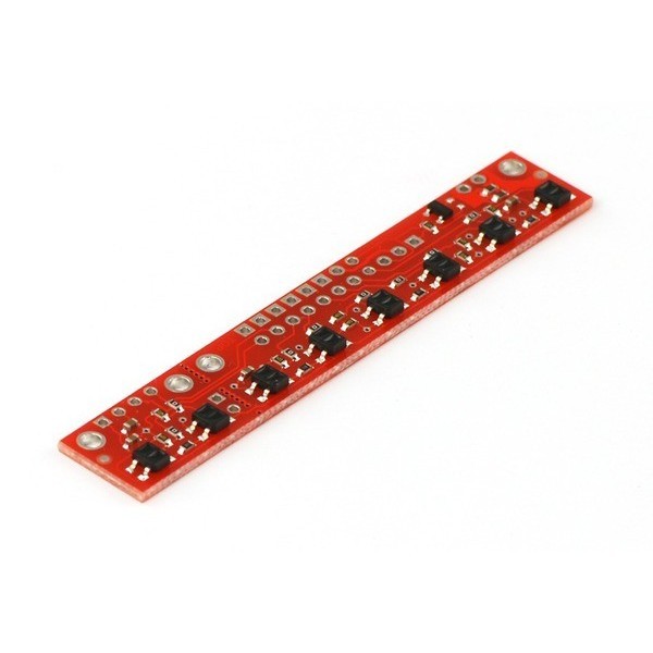 QTR-8A reflectance sensor array- analog - Pololu 960