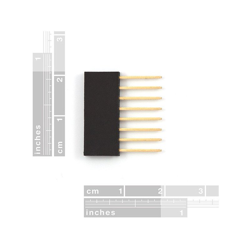 Female socket extended 1x8 raster 2,54mm for Arduino - 5pcs