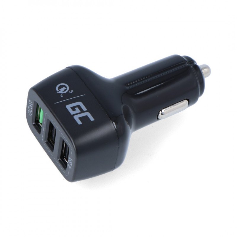 3x USB Green Cell car charger / power supply
