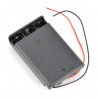 Basket for 3 AA (R6) type batteries with cover and switch Basket for 3 AA (R6) type batteries with cover and switch - zdjęcie 1
