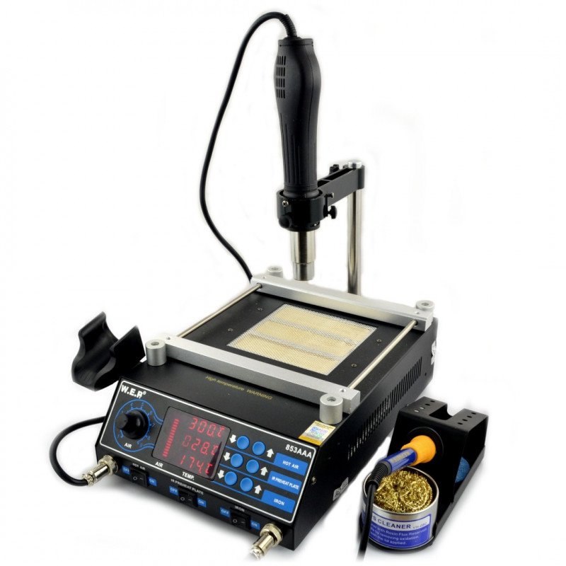 Soldering station 853AAA - 3 in 1