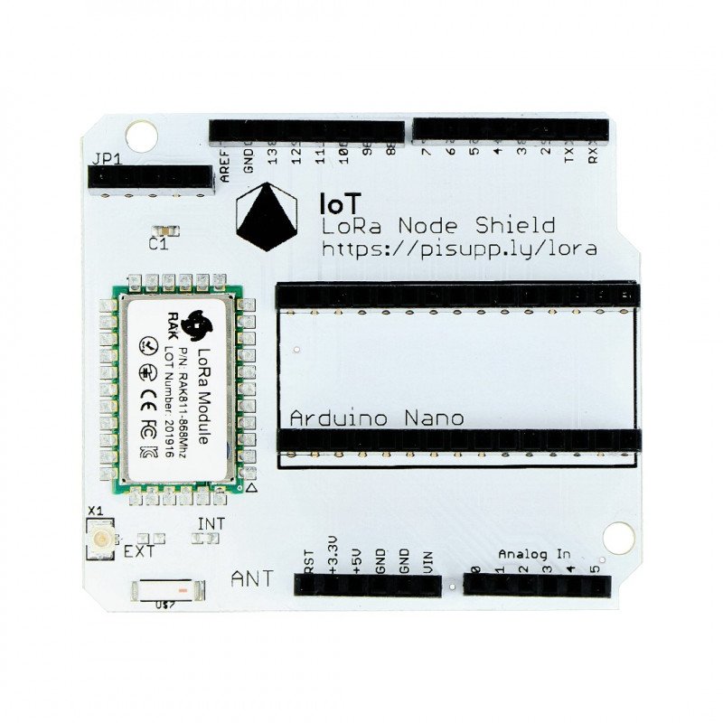 IoT LoRa Node Shield (868MHz/915MHz) - compatible with Arduino
