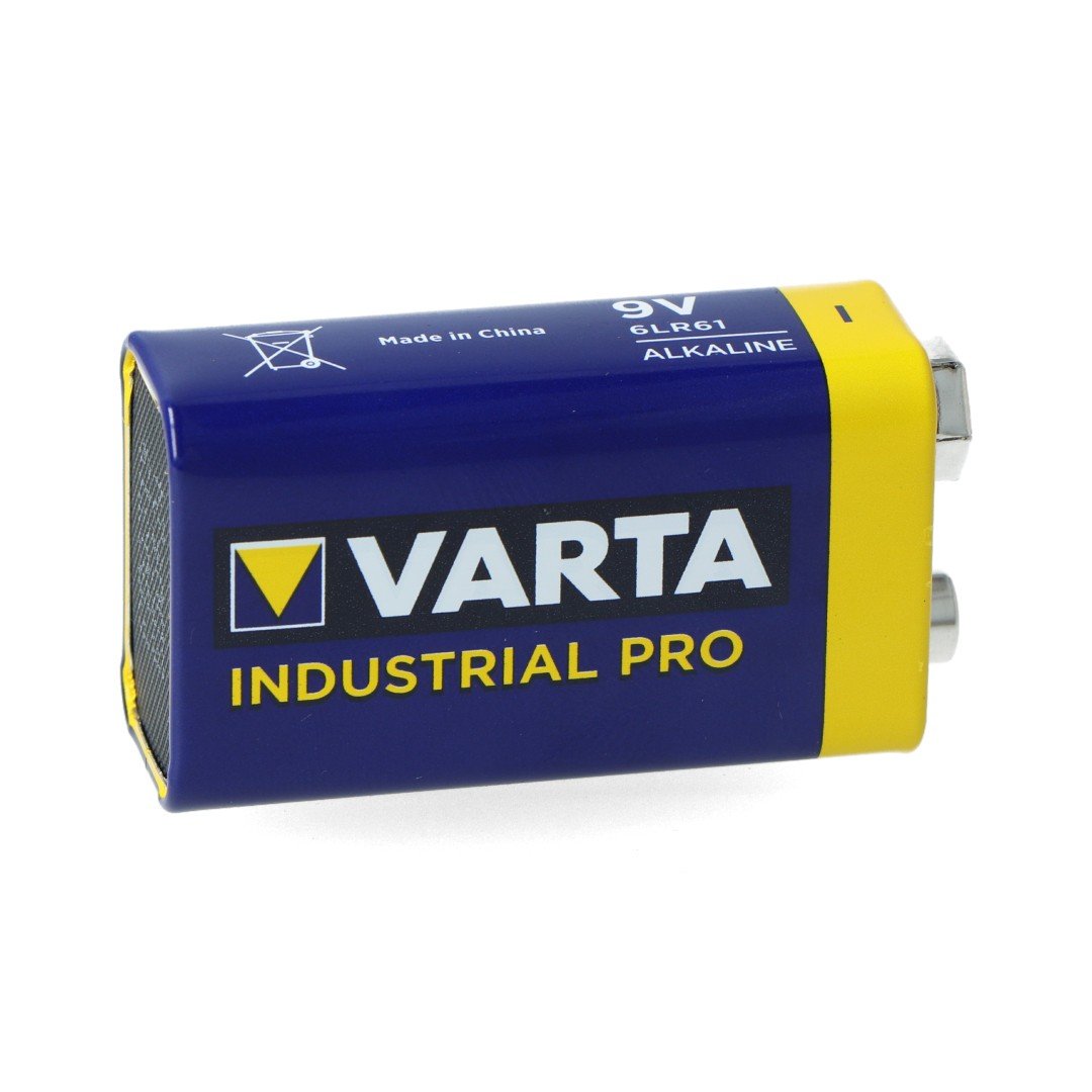 9V 4022 6LR61 Alkaline Battery Varta Industrial