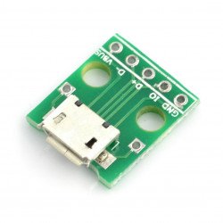 5pin microUSB to DIP adapter