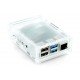 Raspberry Pi Case Model 4B - Transparent Matt Raspberry Pi Case Model 4B - Transparent Matt