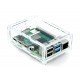 Raspberry Pi Model 4B with camera mount - transparent Raspberry Pi Model 4B with camera mount - transparent