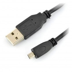 Cable miniUSB - USB 8-pin Akyga AK-USB-20 - 1,5m black