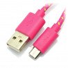 Esperanza USB-microUSB 2.0 EB175PG - braided 1m - zdjęcie 2