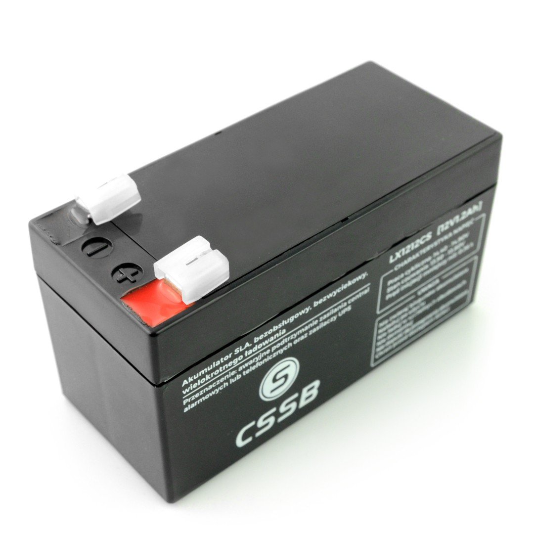 Gel rechargeable battery 12V 1.2Ah ST
