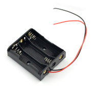 Basket for 3 AA (R6) type batteries