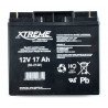 Gel rechargeable battery 12V 17Ah Xtreme - zdjęcie 2