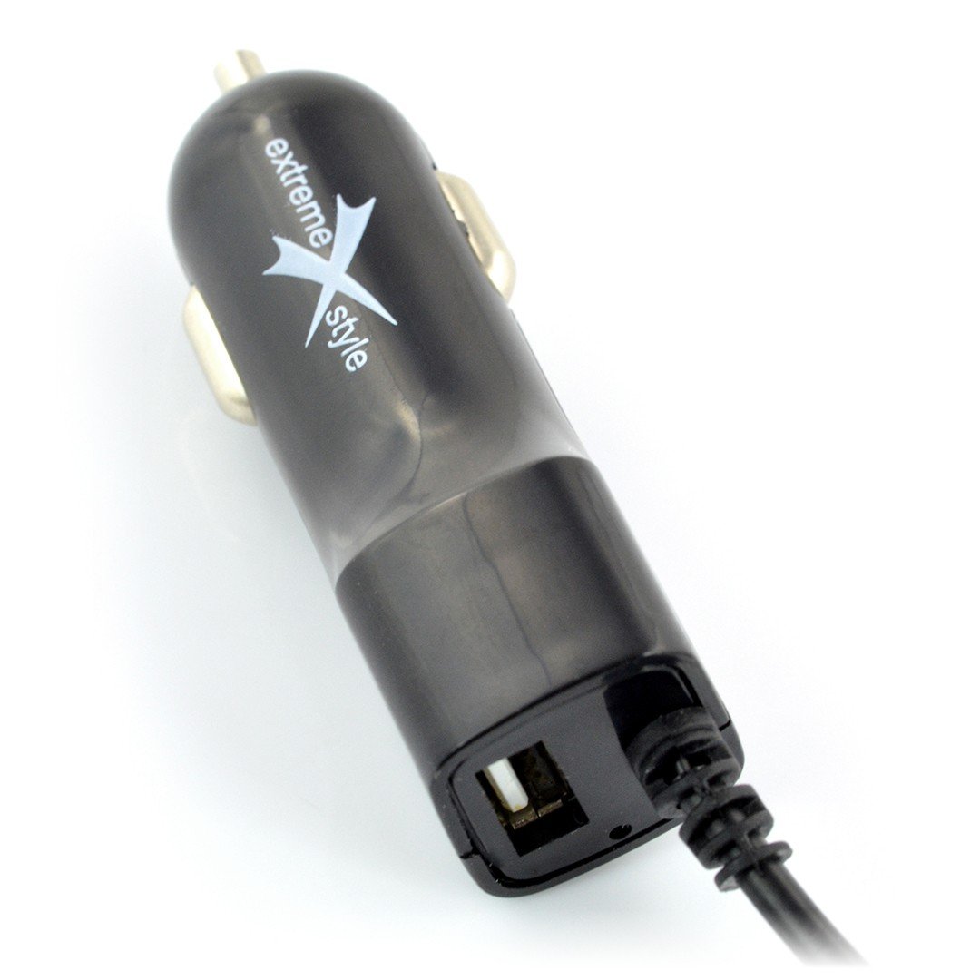 USB Car charger Extreme 5V 3,1A microUSB USB Botland Robotic Shop