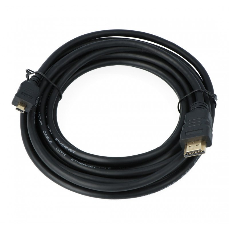 Goodbay High Speed Micro HDMI Cable with Ethernet male (type A) - micro male (type D) - 5m