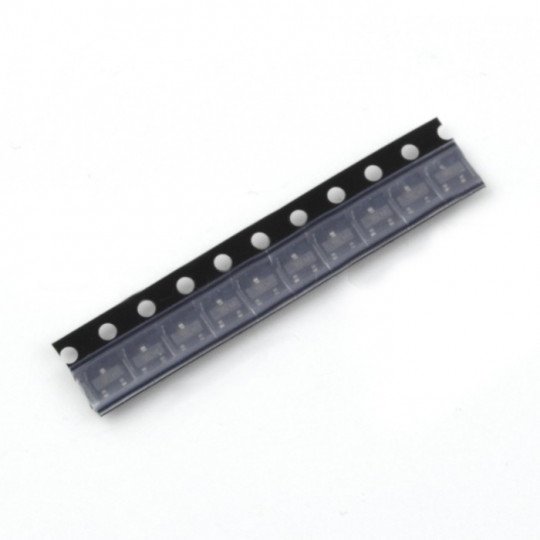 The bipolar transistor BC847A NPN 50V/0.1 A SMD - 10pcs.