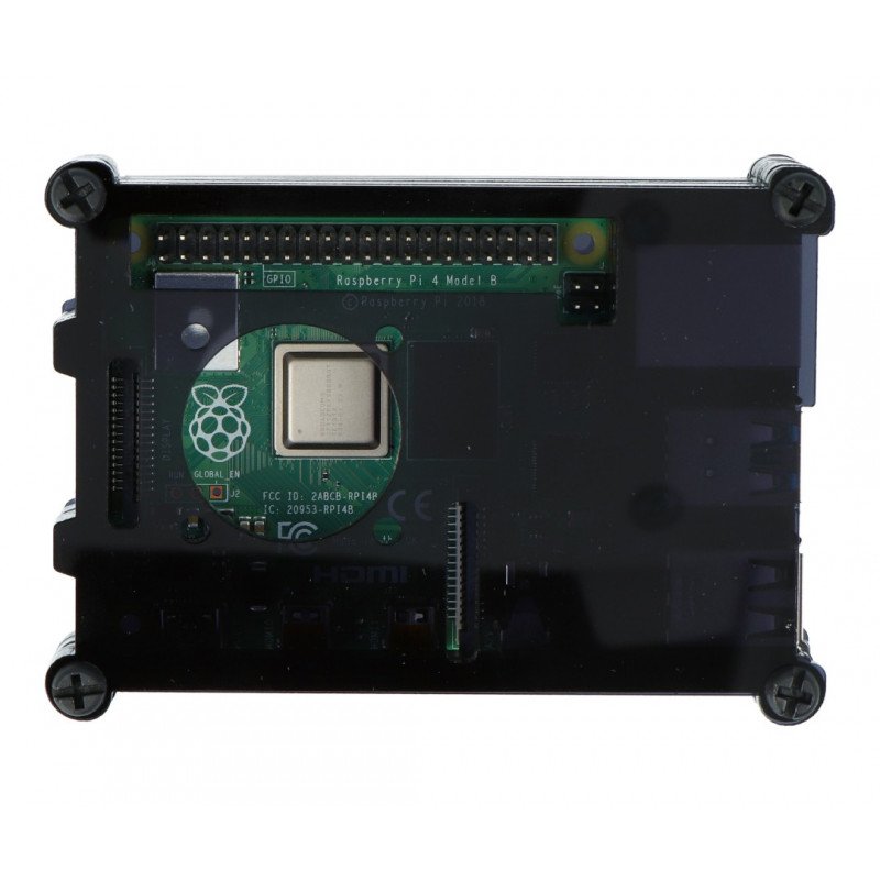 Raspberry Pi Case Model 4B - black - LT-4B06