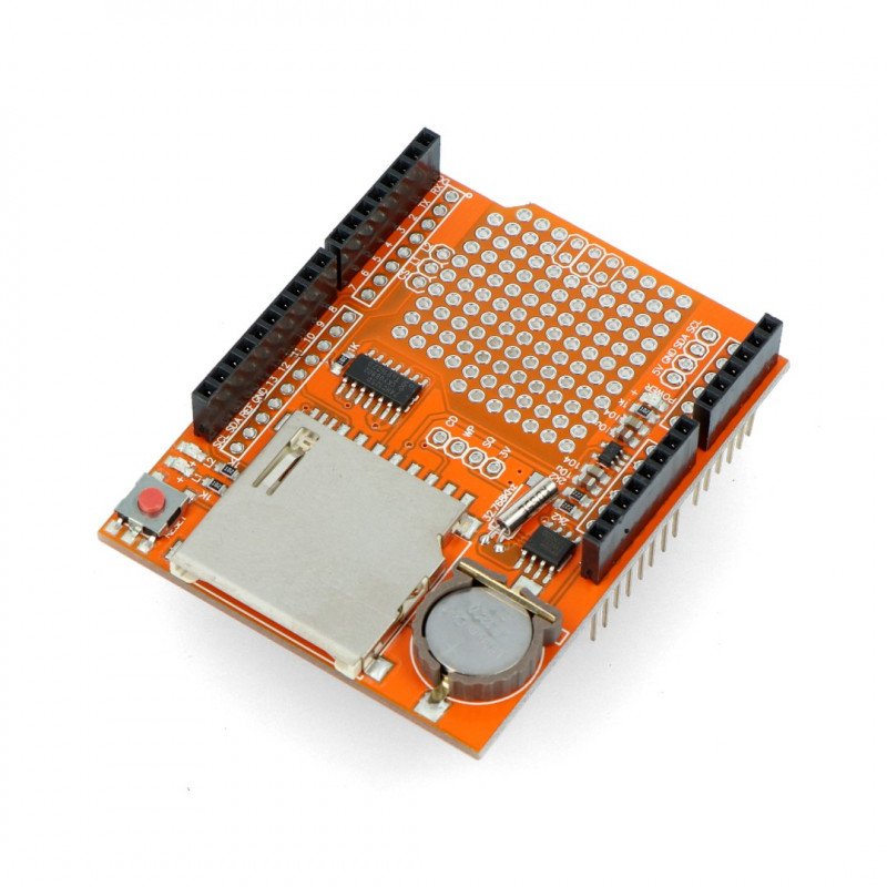 1Pc Stable Mini RTC Data Logging Shield Module Data Recorder Quick Get Started for Duemilanove Diecimila Computer Components 