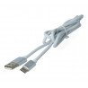 Extreme USB 2.0 Type-C silicone cable white - 1.5m - zdjęcie 3