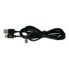 USB 2.0 eXtreme USB 2.0 Type-C silicone cable black - 1.5m - zdjęcie 2