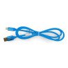 Lanberg USB cable Type A - C 2.0 premium blue QC 3.0 - 1m - zdjęcie 3