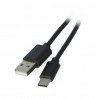 Extreme USB 2.0 Type-C cable black - 1m - zdjęcie 1
